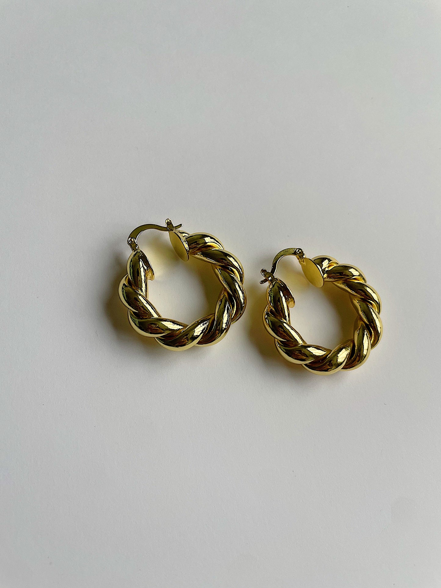 “After Hours” Gold filled Hoop Earrings