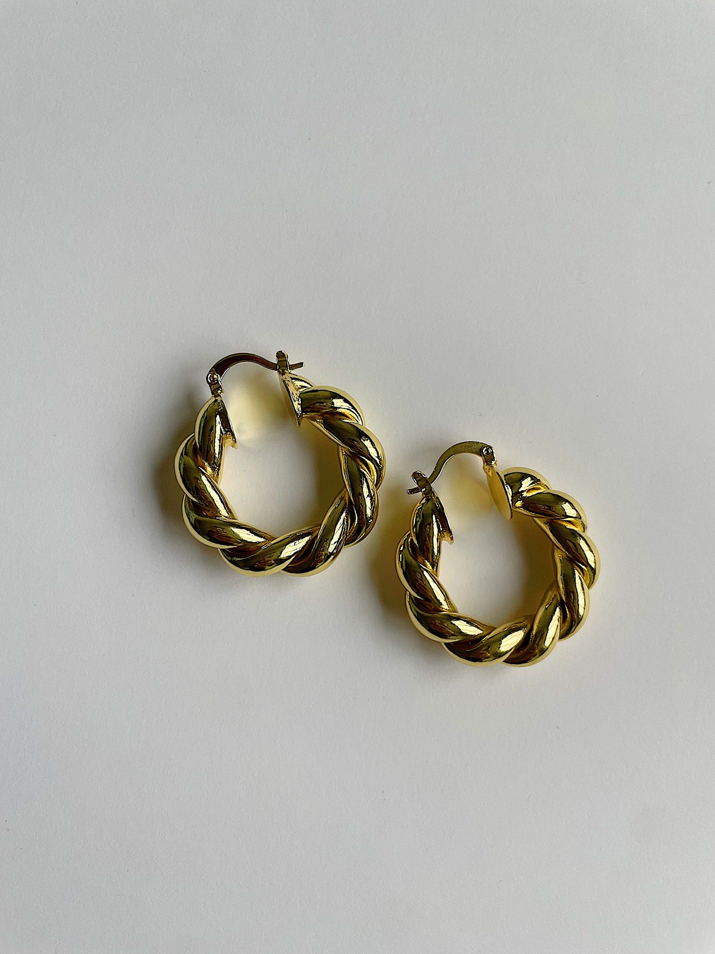 “After Hours” Gold filled Hoop Earrings