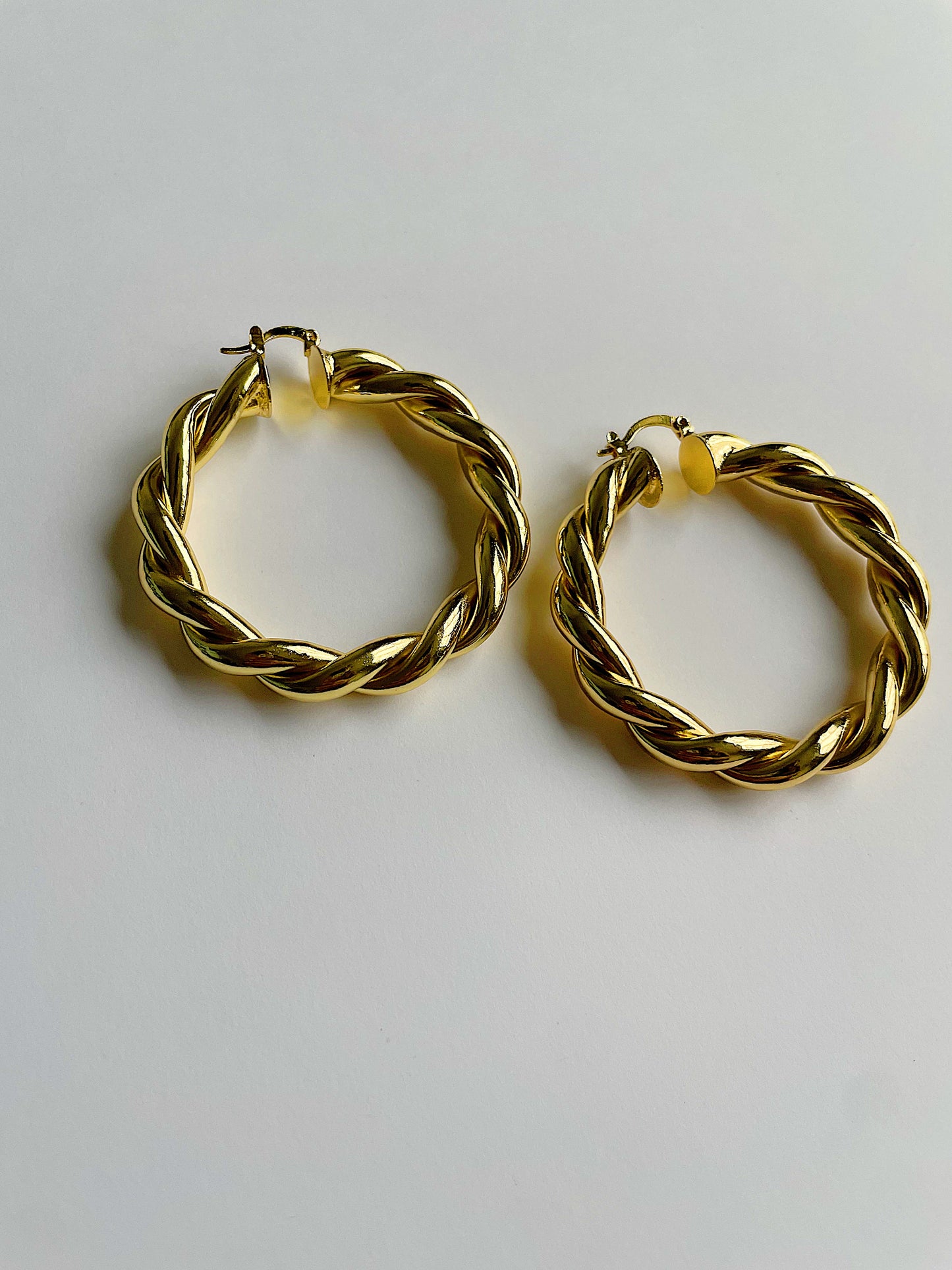“After Hours” Gold filled Hoop Earrings