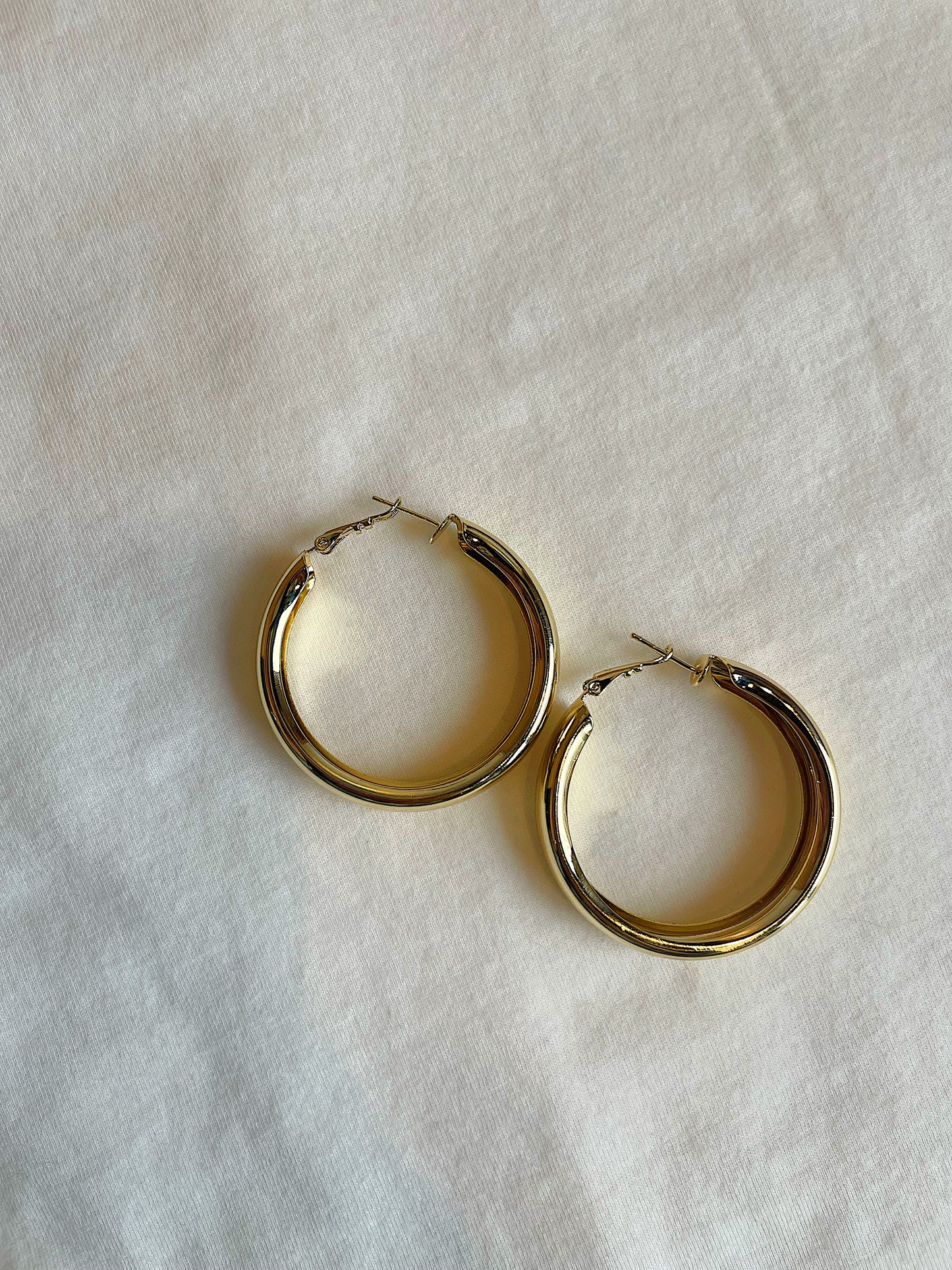 “Date Night” Gold Filled Hoop Earrings