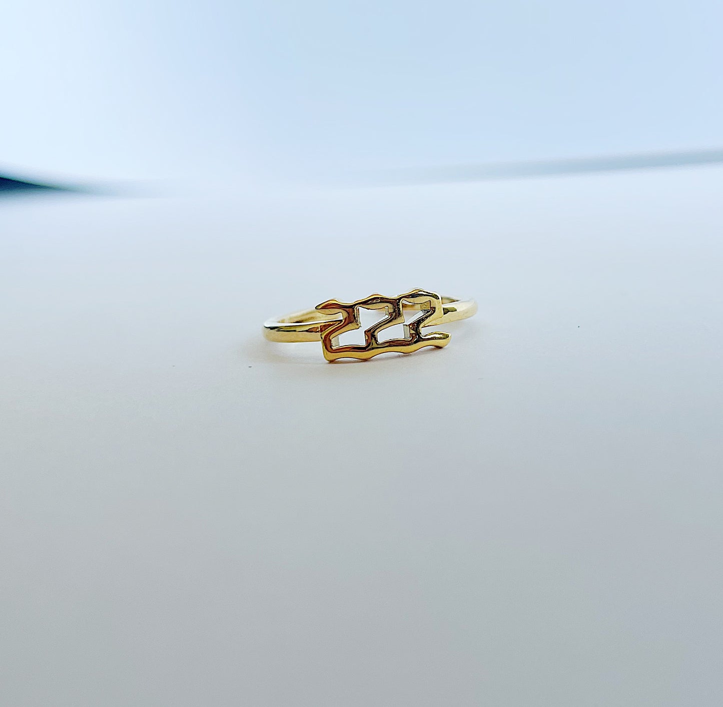 Angel Numbers Gold Filled Rings