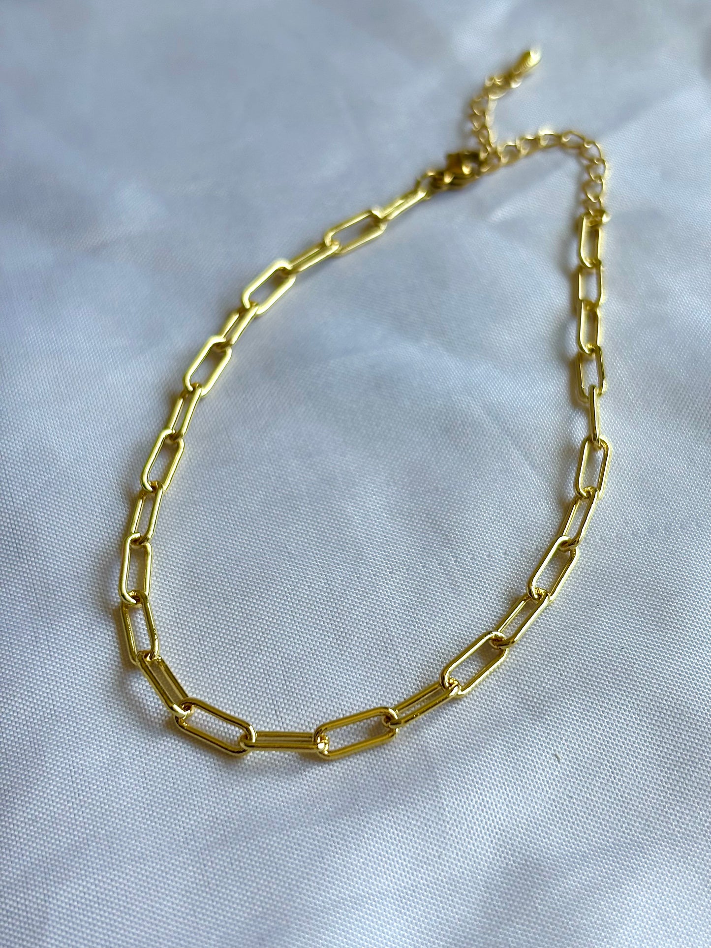 Essential Gold Filled Paperclip Adjustable Bracelet