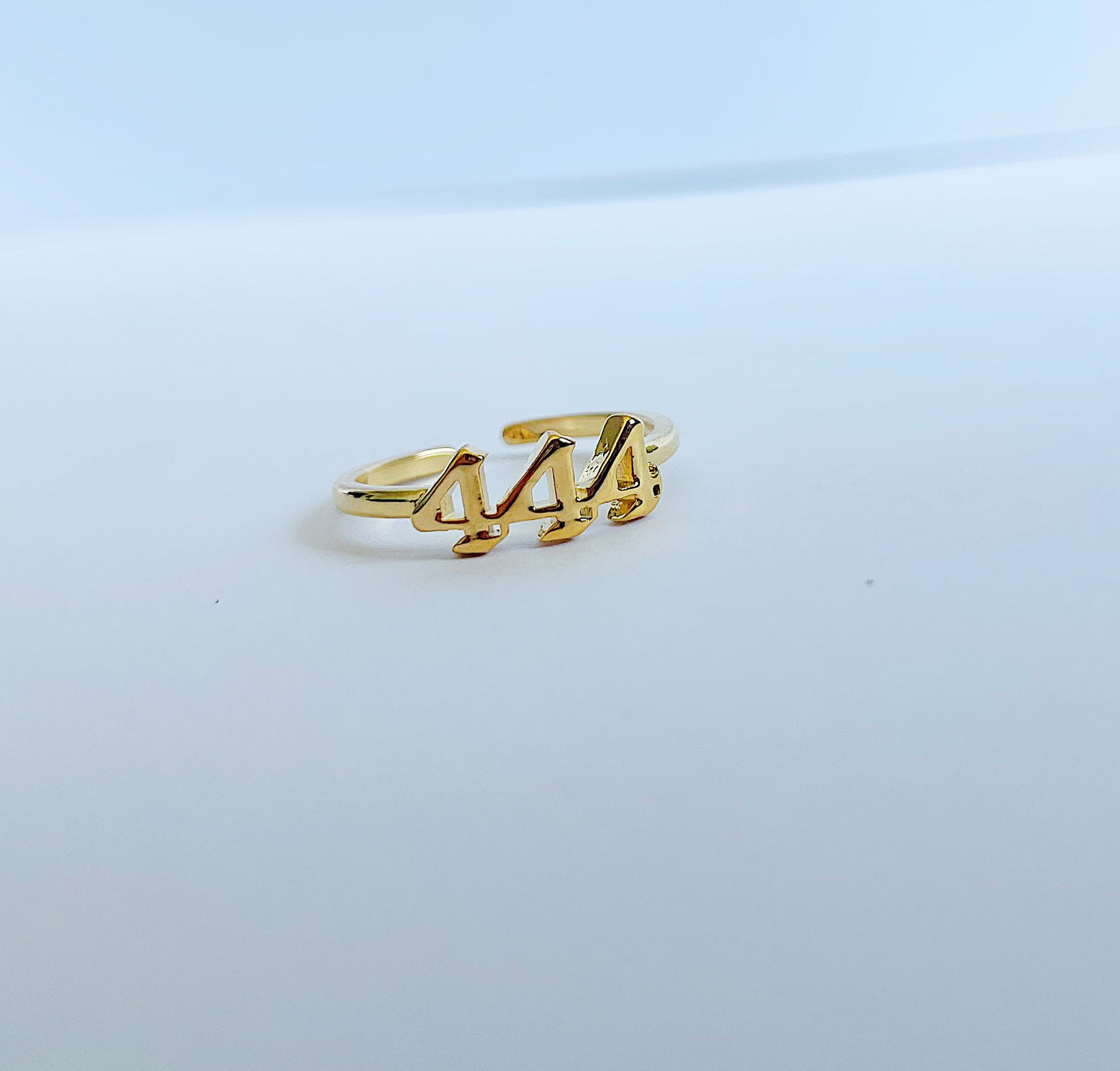 Angel Numbers Gold Filled Rings