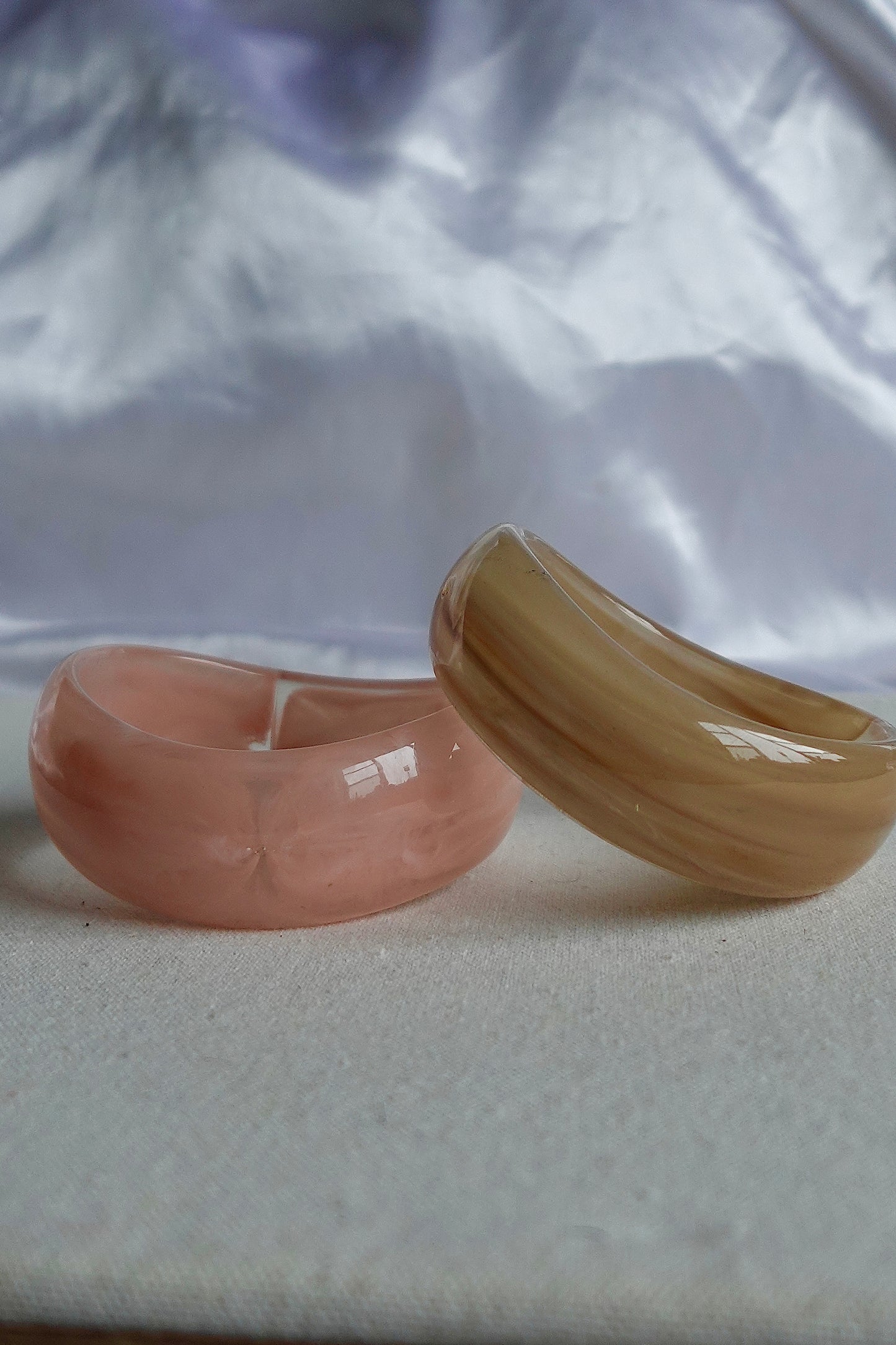 “Dreamy” Colored Angled Bangles