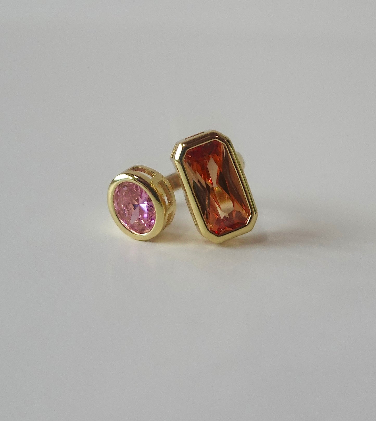 “Colors of Spring” Gold Filled Adjustable Ring