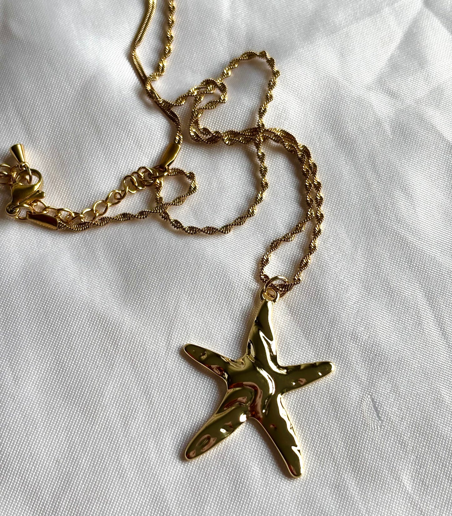 Starfish Gold Filled Statement Necklace