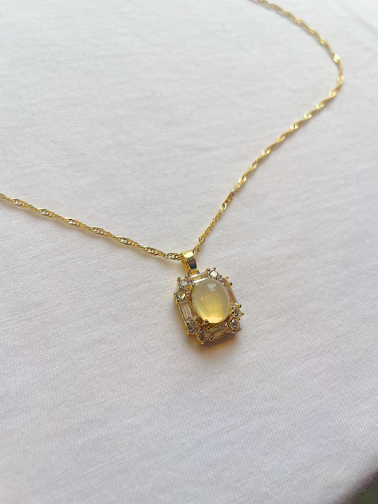 “Pretty Eyed Girl “ Gold Filled Necklace