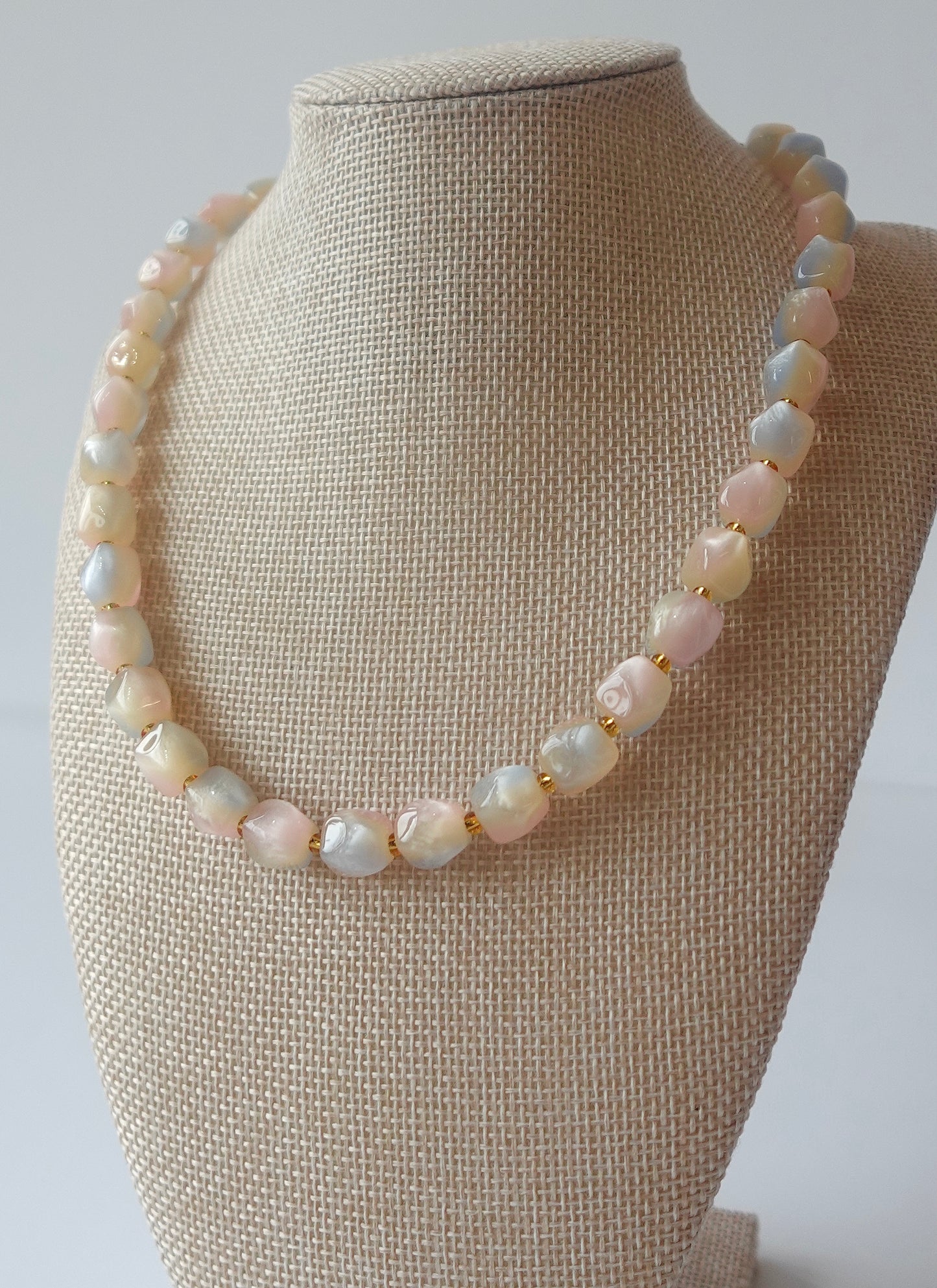 “Summer Sorbet” Gold Filled Pastel Necklace