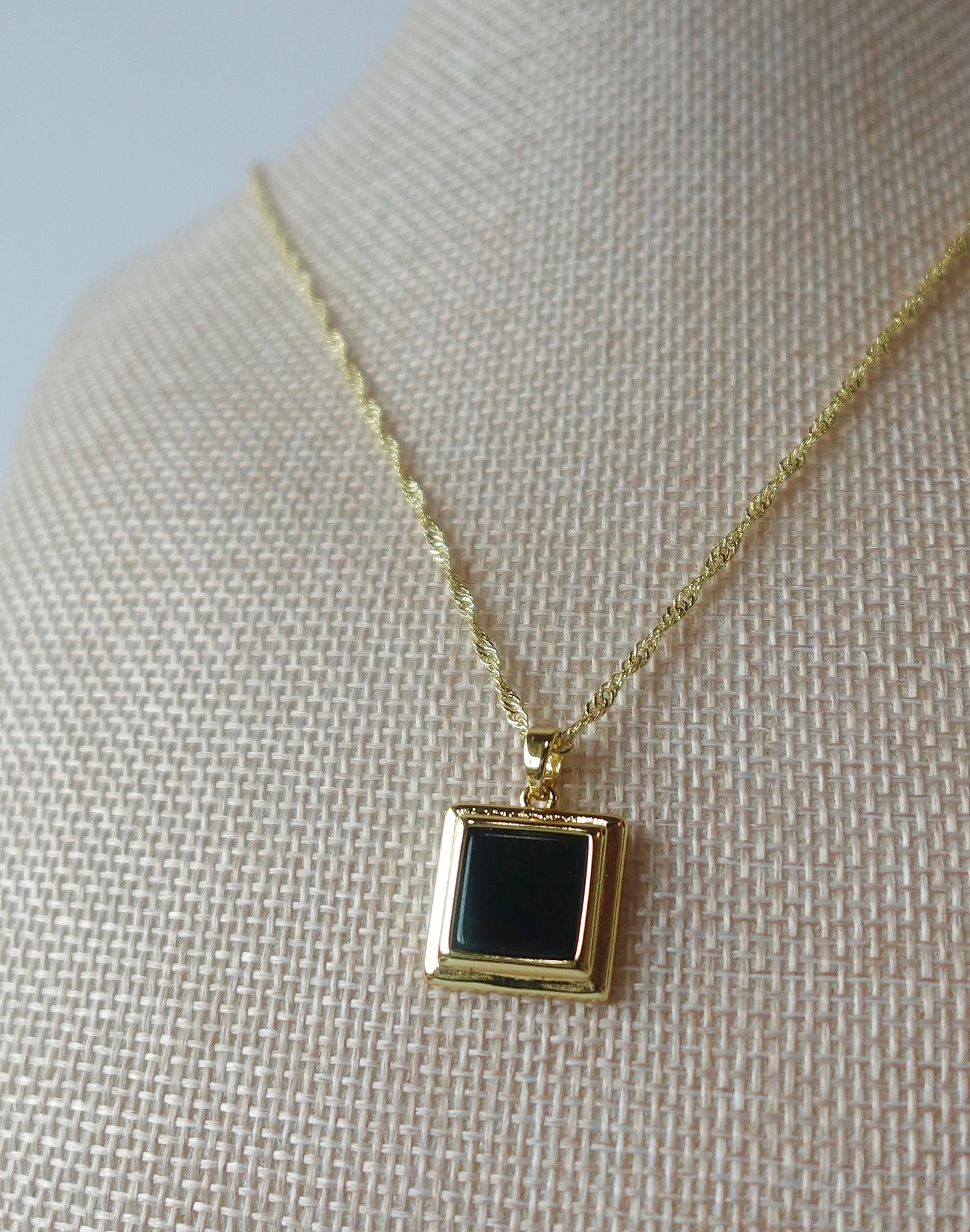 “Black Ice” Men’s Core Essential Gold Filled Necklace