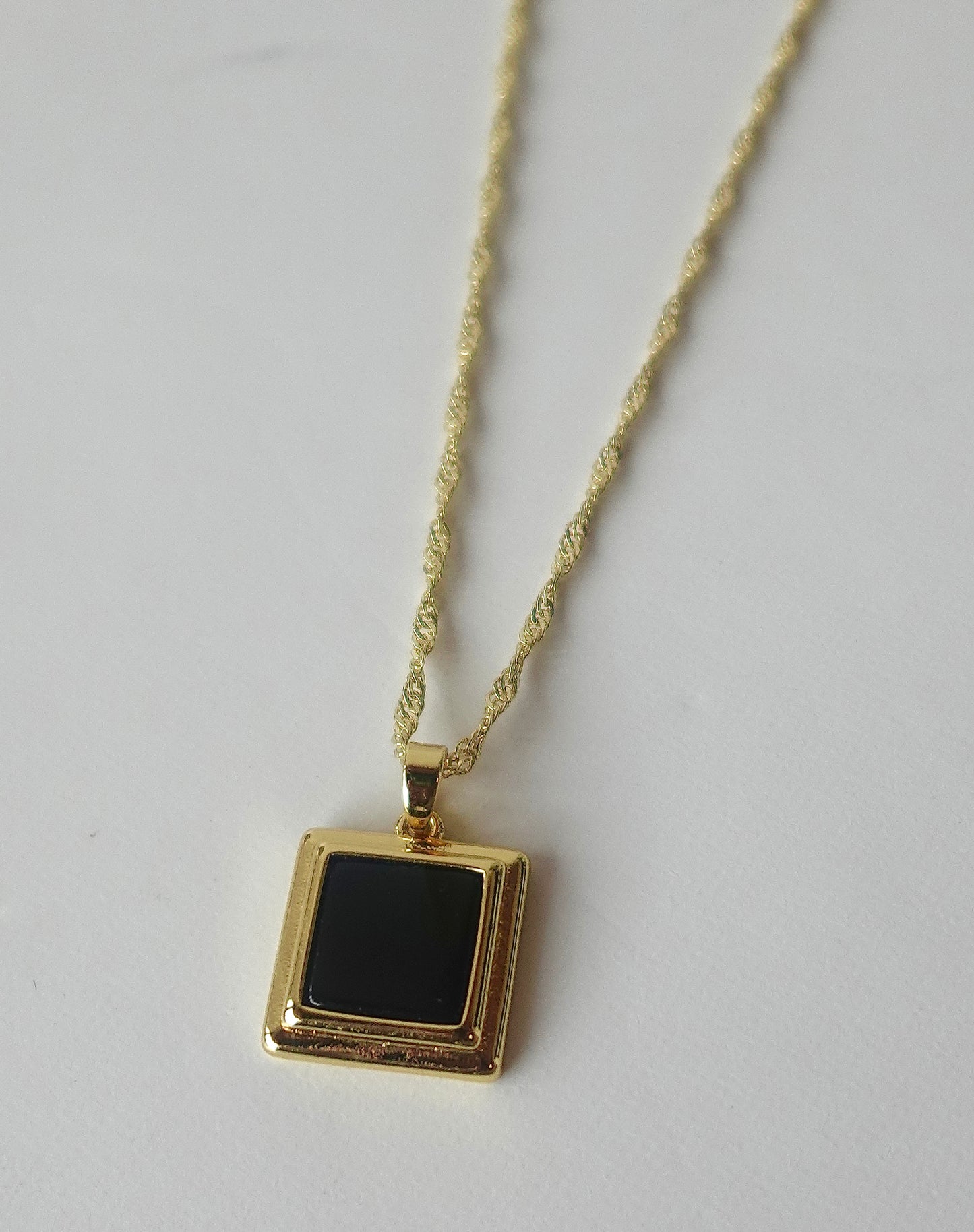 “Black Ice” Men’s Core Essential Gold Filled Necklace