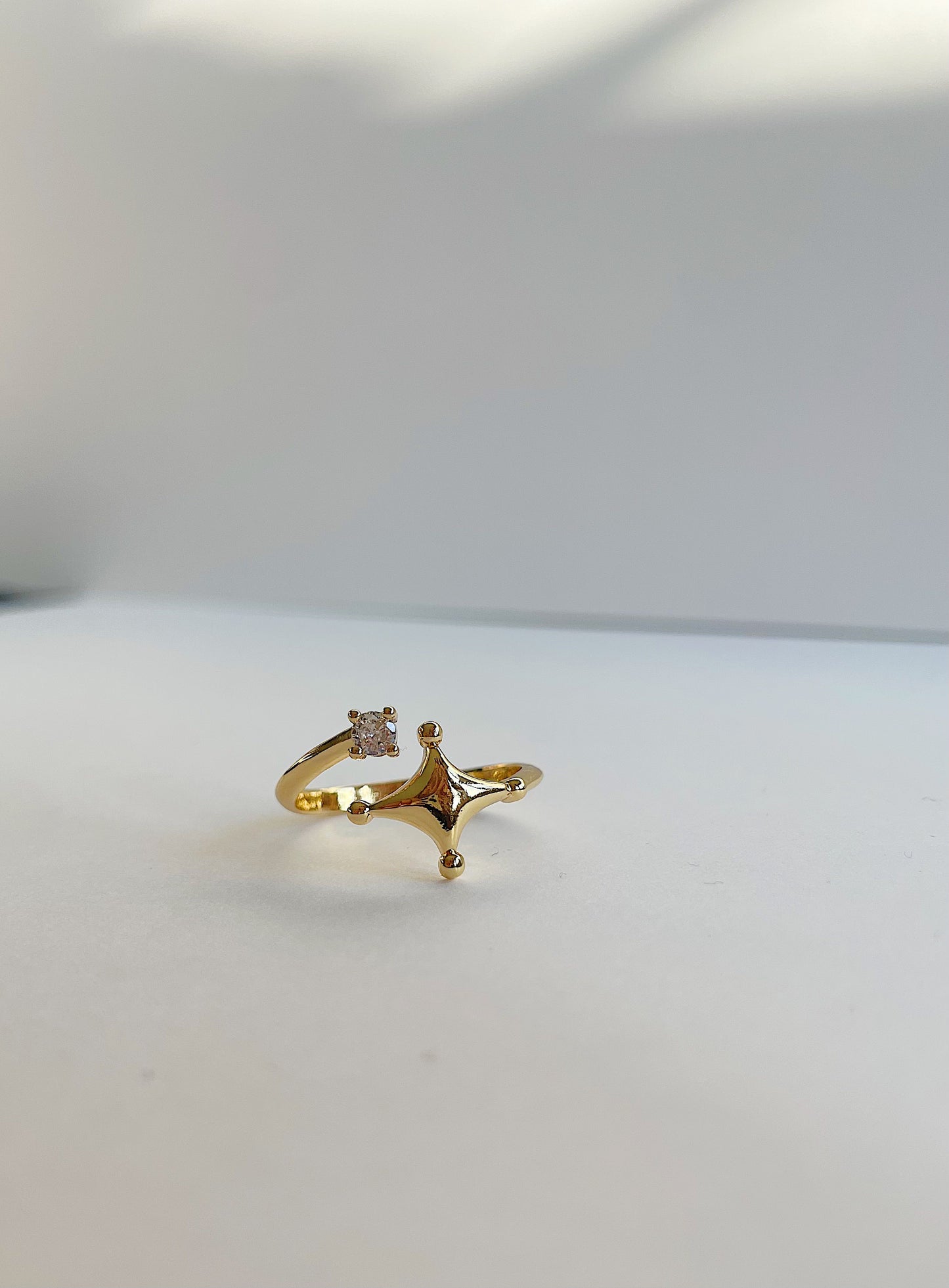 “Stella” Gold Filled Adjustable wrap ring