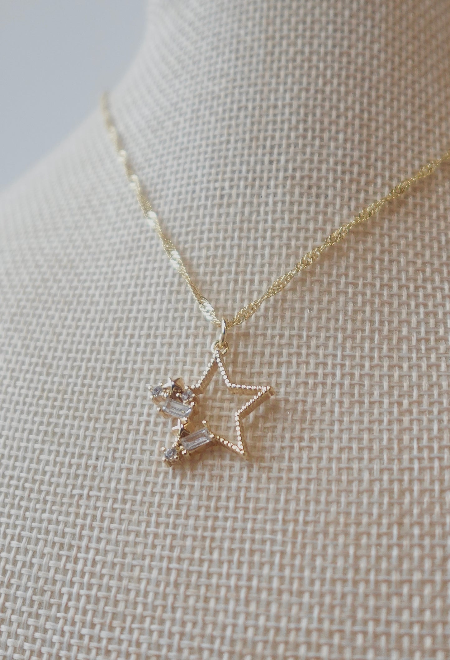 “She’s A Star “ Gold Filled Star Necklace