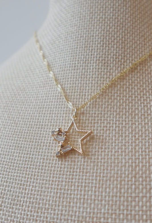 “She’s A Star “ Gold Filled Star Necklace