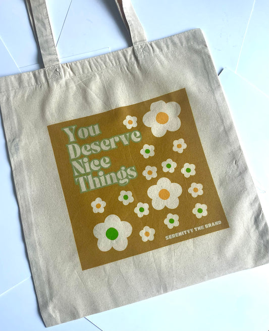 “Floral Dreams “ Serenityy The Brand Tote Bag PREORDER!!