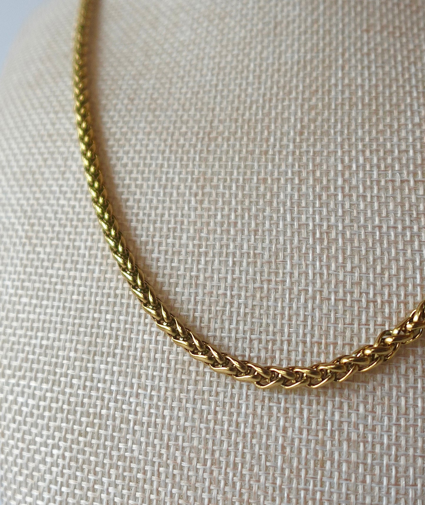 Men’s Essential Wheat Gold Filled Chain