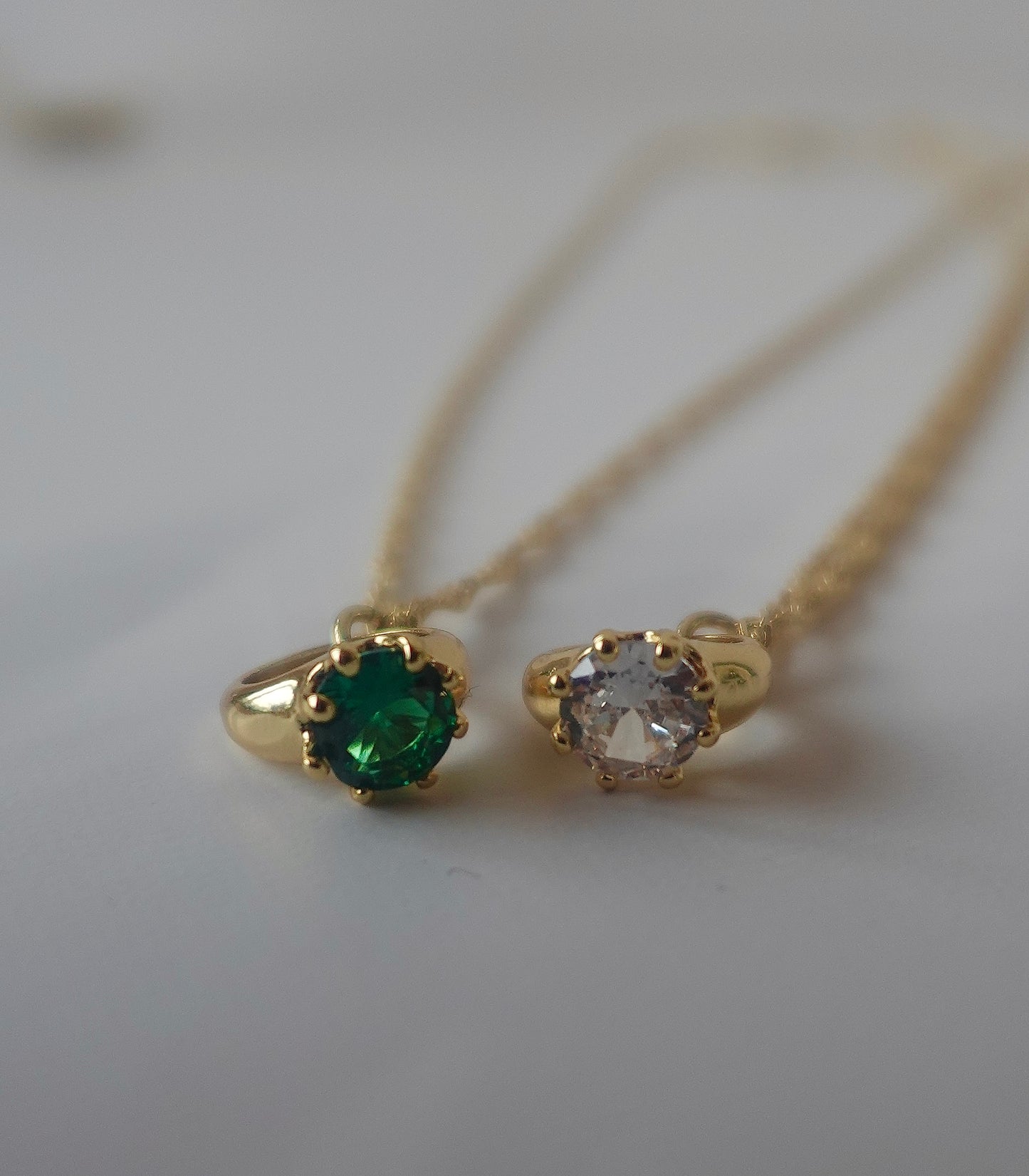 Signet Ring Gold Filled Necklace
