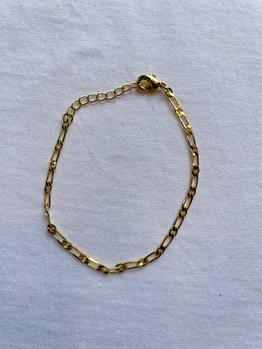 Essential Figaro Gold Filled Bracelet