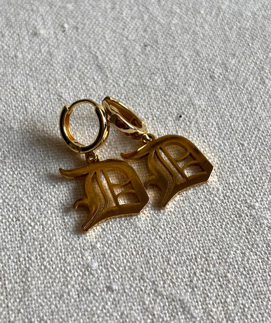 Detroit Gold Filled Huggie Earrings