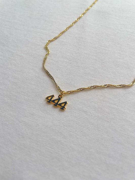 “444” Gold Filled Necklace