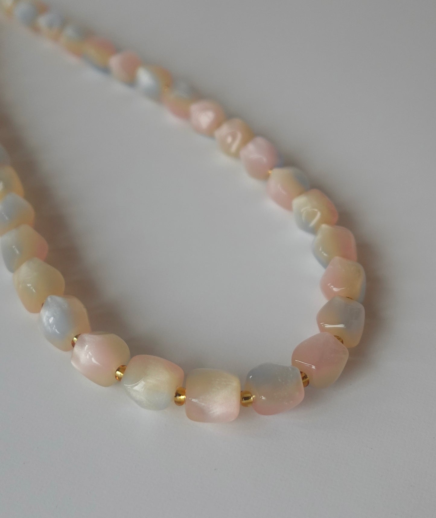 “Summer Sorbet” Gold Filled Pastel Necklace
