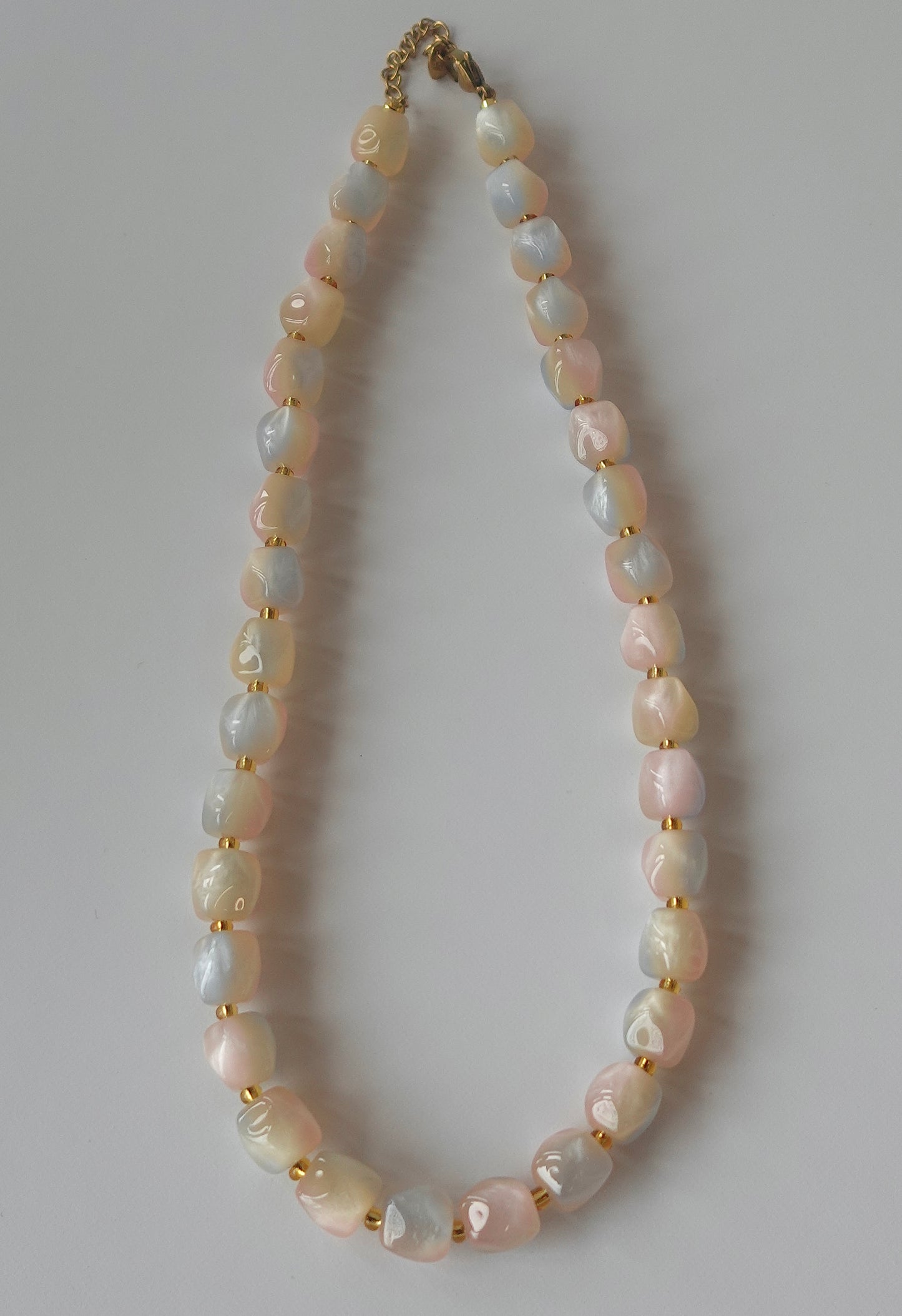 “Summer Sorbet” Gold Filled Pastel Necklace