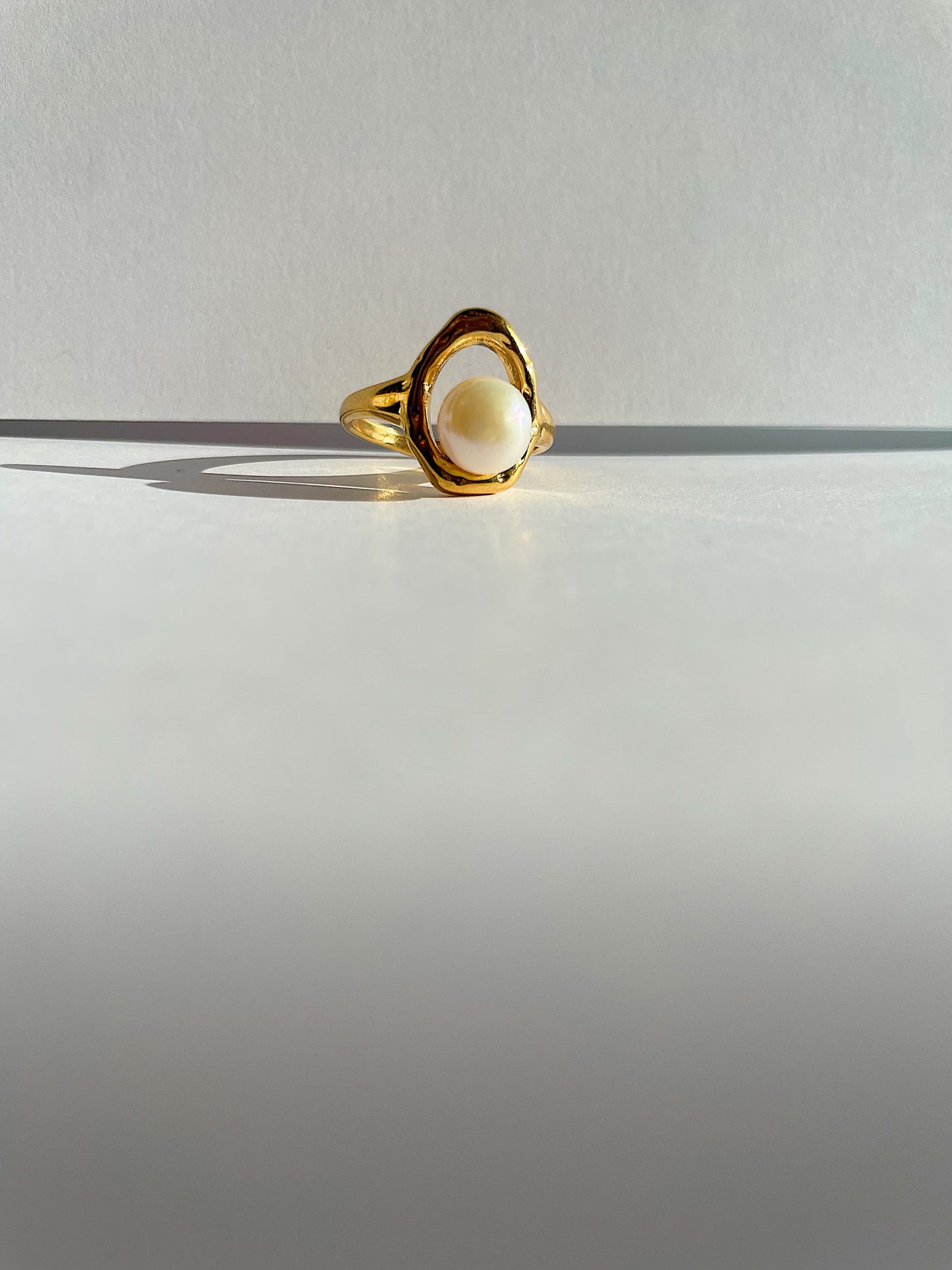 “Pearlie” Gold Filled Freshwater Pearl Ring
