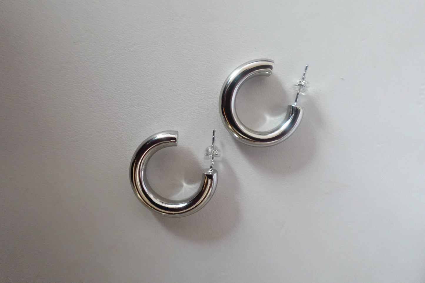 “Silver Girly” Hoop Earrings