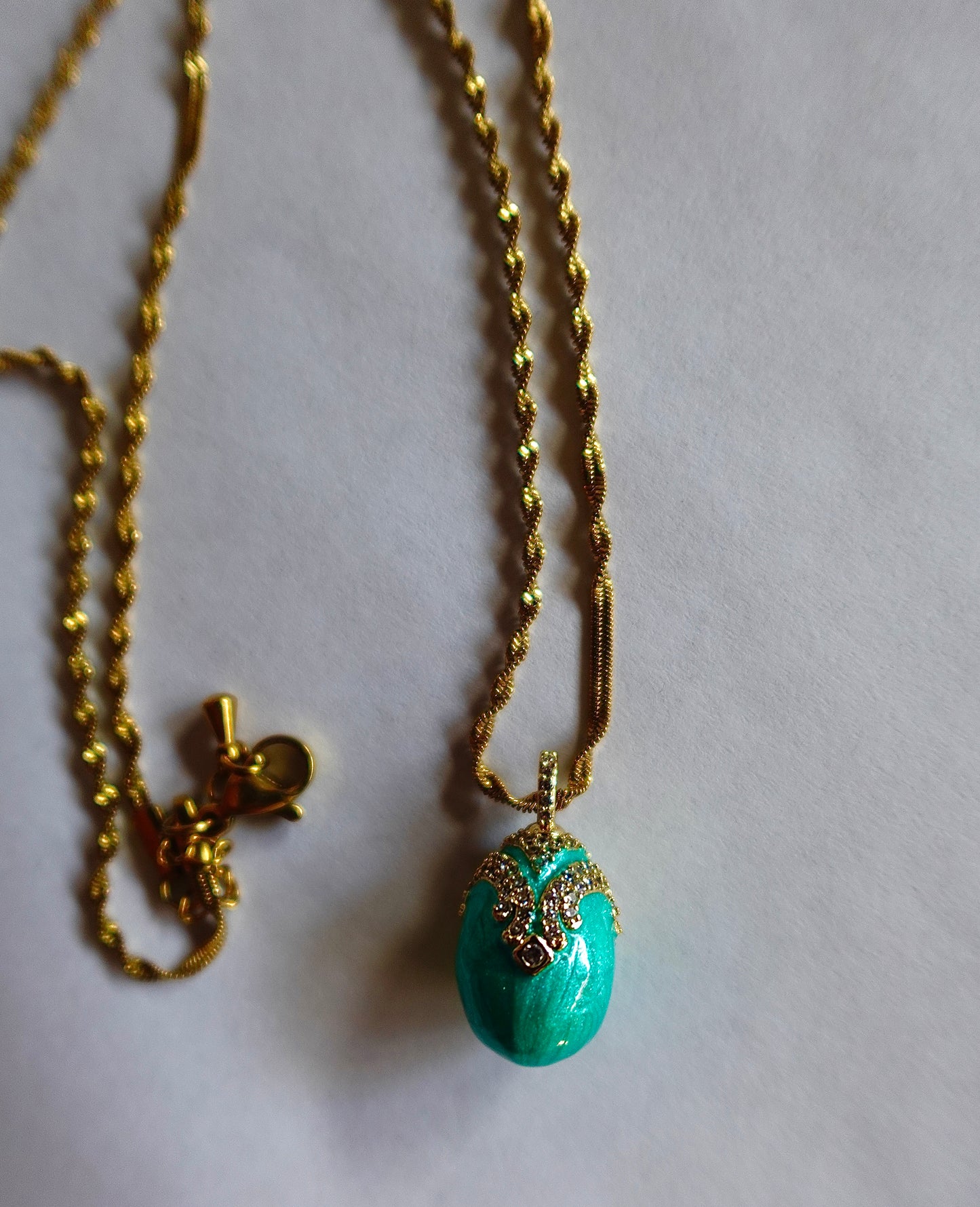 “Your Highness” Gold Filled Turquoise Necklace