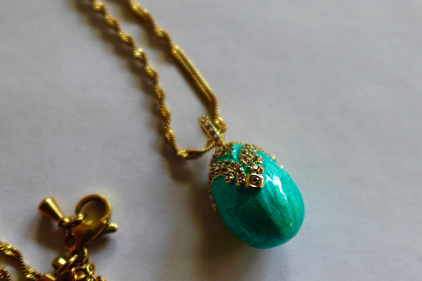 “Your Highness” Gold Filled Turquoise Necklace