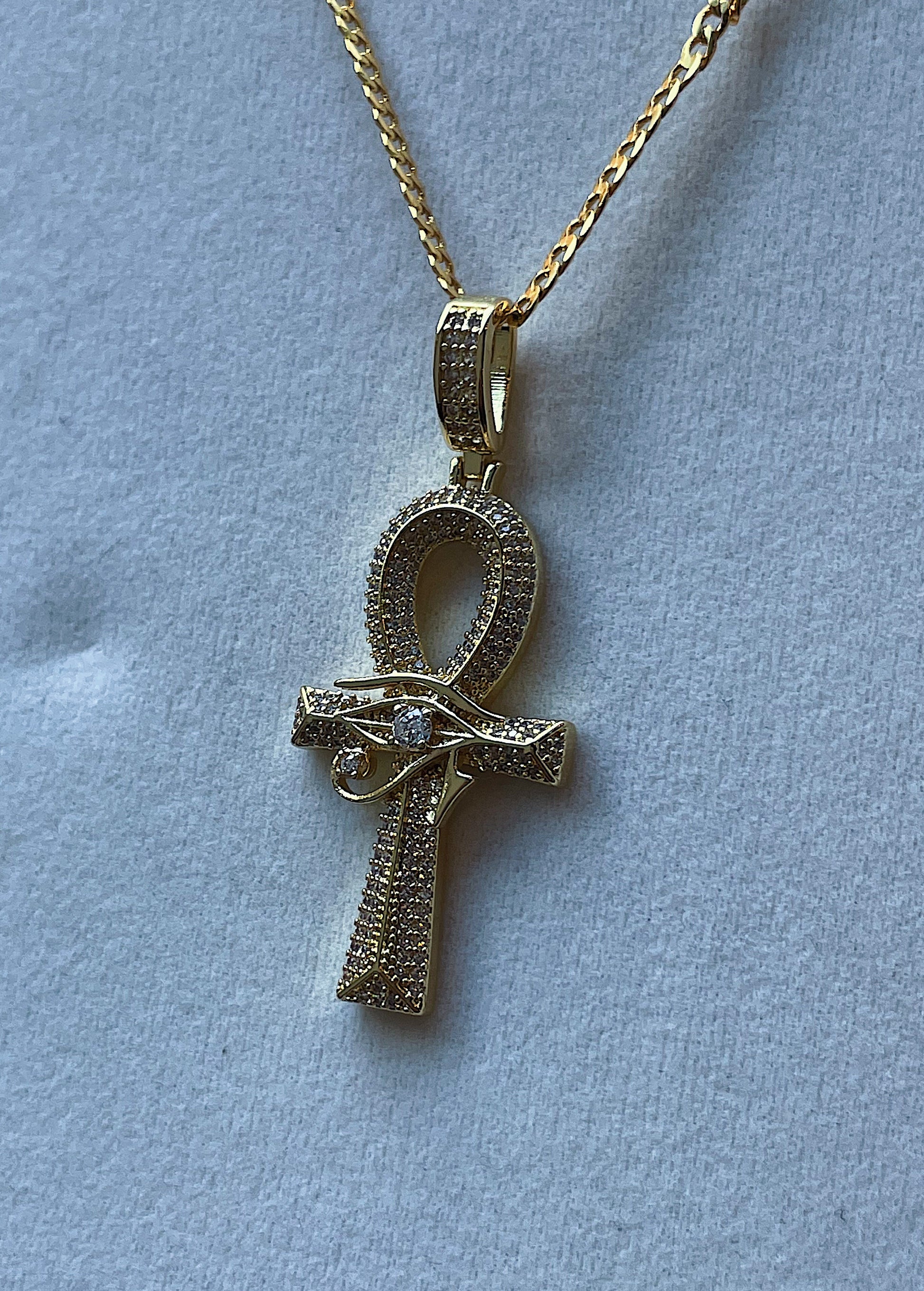 Golden Ankh Gold Filled Necklace - Serenityy The Brand