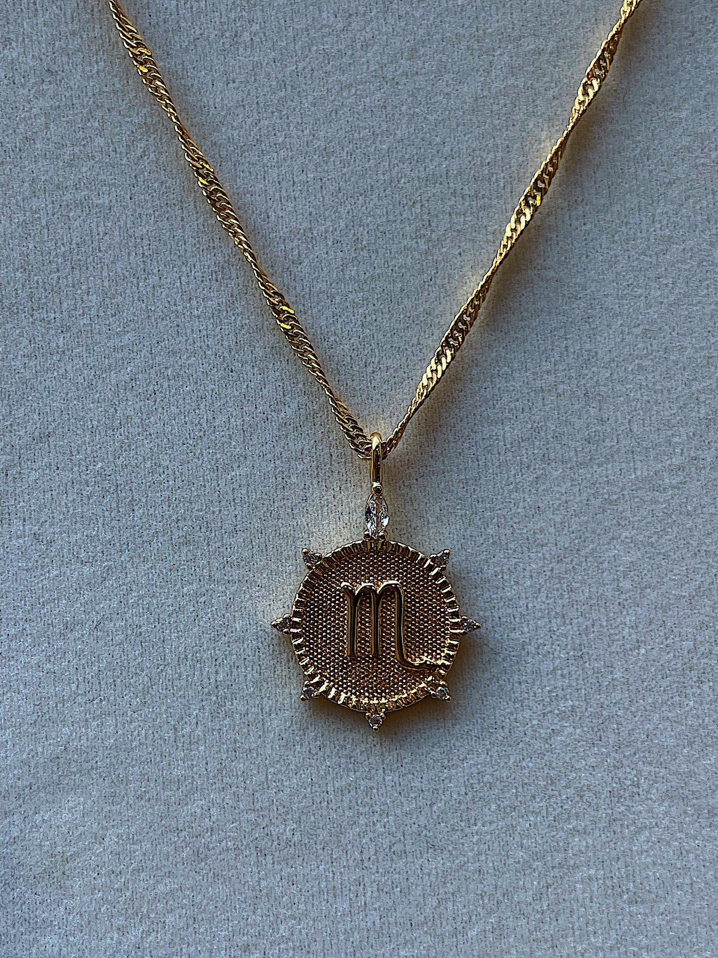 Custom Zodiac Gold Filled Necklace - Serenityy The Brand