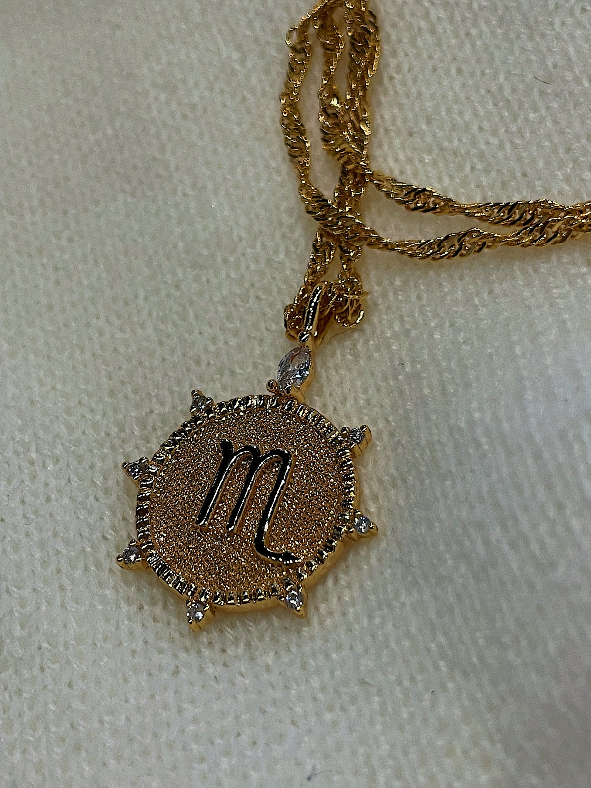 Custom Zodiac Gold Filled Necklace - Serenityy The Brand