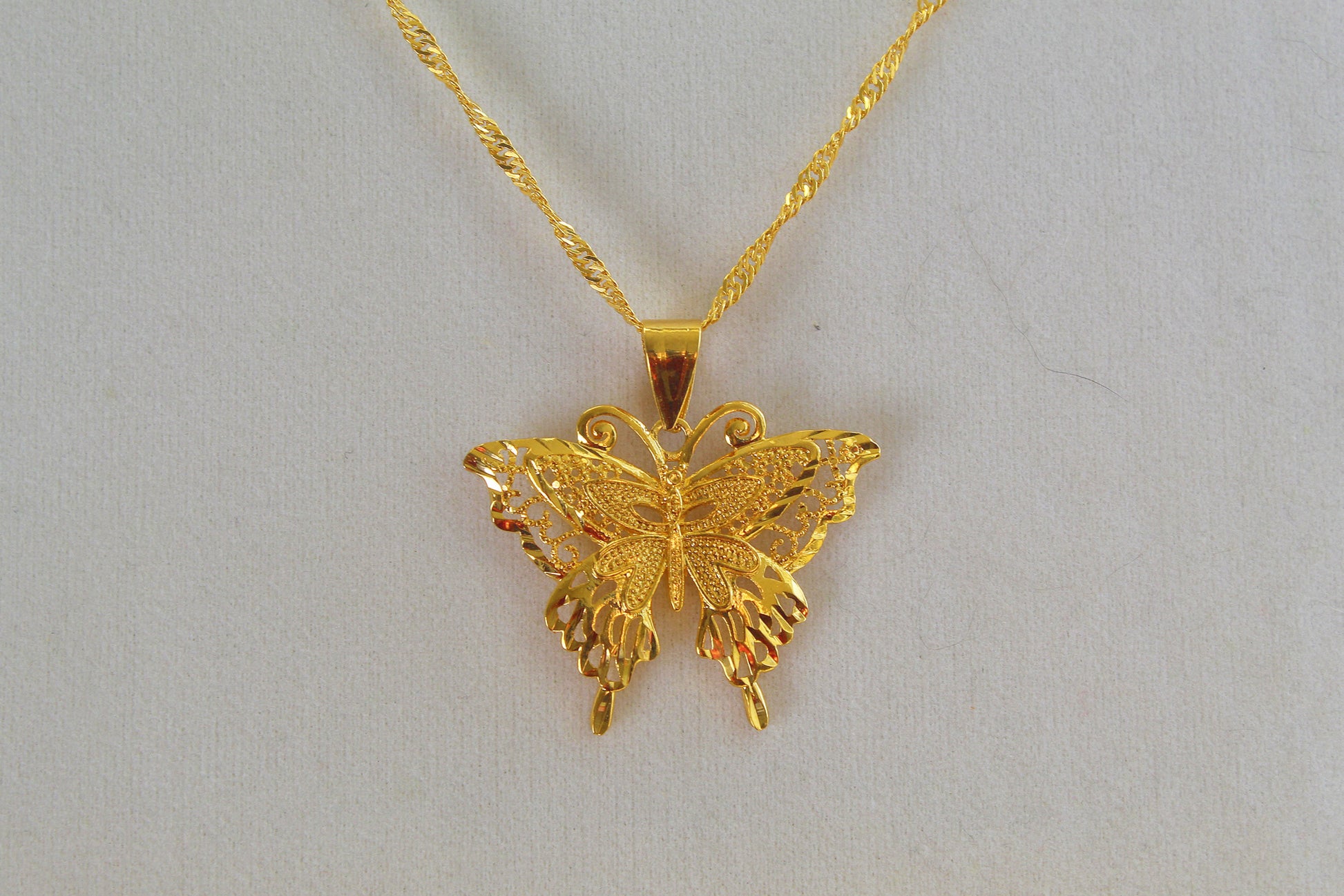 “Ariana” Gold Filled Butterfly Necklace - Serenityy The Brand