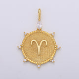 Custom Zodiac Gold Filled Necklace - Serenityy The Brand