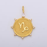 Custom Zodiac Gold Filled Necklace - Serenityy The Brand