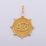 Custom Zodiac Gold Filled Necklace - Serenityy The Brand